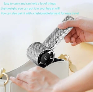 Mgall S5 Full Diamond Portable Handheld Turbo Fan,199 Gear Wind,Mini Personal - Picture 1 of 15