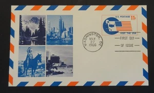 US Postal Card #UXC5, 11¢ Visit the USA - Airmail, New (4056) - Picture 1 of 2