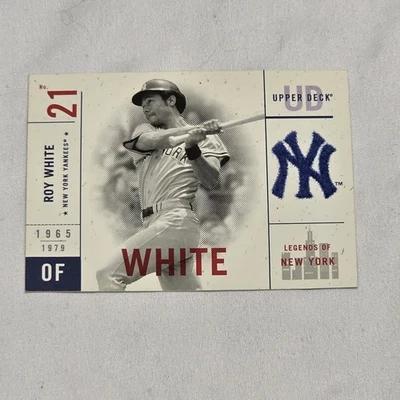2001 Upper Deck Legends of New York - Roy White #117 - Image 1 of 3