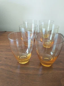 (6) Villeroy & Boch Golden Amber Mankai Kristall Wein-/Cocktailgläser Set # 2 - Bild 1 von 5