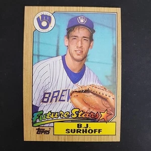 1987 Topps B.J. Surhoff Rookie #216 Milwaukee Brewers - Picture 1 of 2