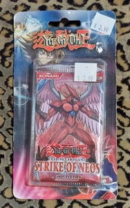 Yu-Gi-Oh 2008! Vintage ungeöffnete STRIKE OF NEOS 1st Sealed Game Blister Rack Karte - Bild 1 von 2