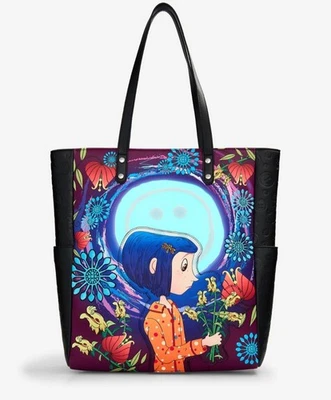 NUEVO Bolso Cartera Loungefly Coraline Floral "Brilla en la Oscuridad"  Foto 1 de 4