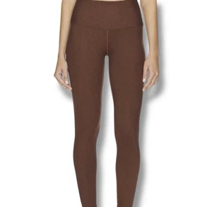 Leggings Year Of Ours Mujer S Tiro Alto Acanalados Marrón Compresión Elastizados - Imagen 1 de 5