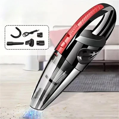 Portable Wireless Vacuum Cleaner Powerful Suction Handheld Quick Charge for Car - Image 1 of 4