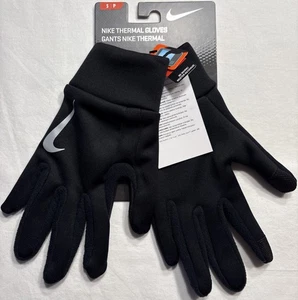 Guantes térmicos para correr Nike para hombre talla pequeña negros/blancos ENVÍO GRATUITO - Imagen 1 de 8