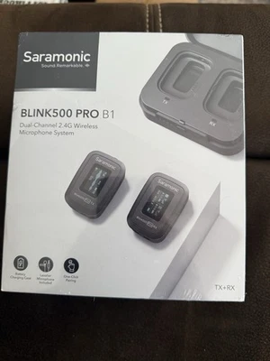 Saramonic Blink 500 Pro B1 Advanced 2.4 GHz Wireless Clip-On Microphone System - Image 1 of 4