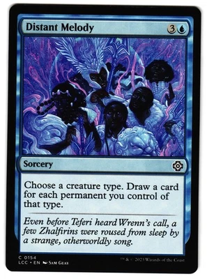 Distant Melody 154 - NM - Commander: The Lost Caverns of Ixalan  C - Image 1 of 2