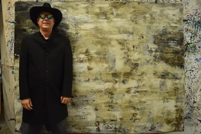 Mark Little Original Giant Profesional Painting 84”X62” (7 Foot) Abstract Modern - Image 1 of 4