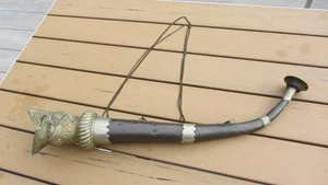 Antique Tibetan Buddhist Ceremonial Dragon horn . - Imagen 1 de 15