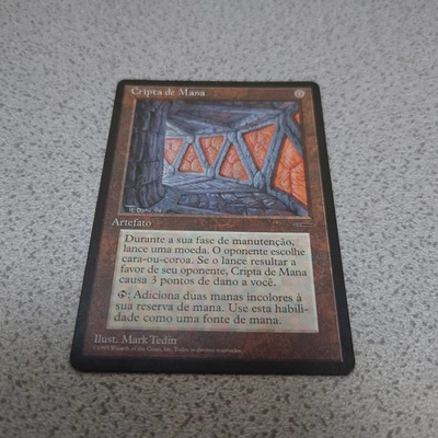 Magic The Gathering Mana Crypt Portuguese Language EX Condition 1 Piece - Image 1 of 4