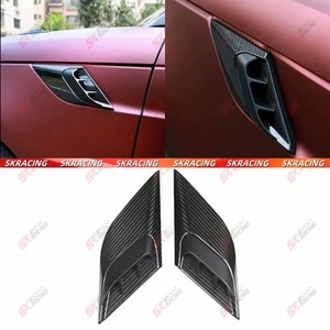 Dry Carbon Fiber Side Fender Trim Vents For Land Rover Range Rover Sport 23-25 - Picture 1 of 17