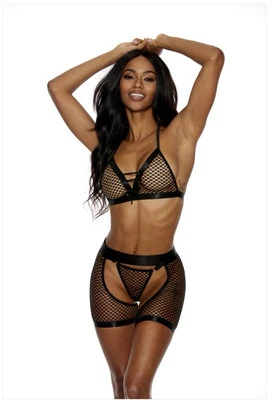 ШИРЛИ ИЗ ГОЛЛИВУДА-Showtime большой рыболовная сеть VIXEN 3шт комплект | черный | - Изображение 1 из 4