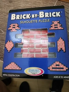 Brick By Brick Metal Construction Silhouette Puzzle A71 - Picture 1 of 2
