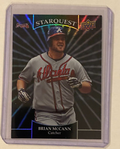 Brian McCann 2009 Upper Deck Starquest Black Ultra Rare Card #SQ-29