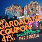 Coupon Buono Sconto 41% Gardaland 33€ Per 2 o 3 Biglietti Fino Al 31/12/24