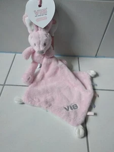 VIB Very Important Baby Hase Häschen Hasi Rosa Schmusetuch Schnuffeltuch NEU - Bild 1 von 9