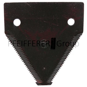Hoja de cuchilla de corte dentada superior 2,7 mm se adapta a mecanismo de corte CLAAS V-Nr. 6112031 - Imagen 1 de 2
