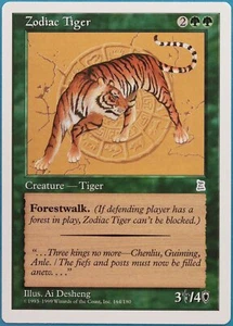 Zodiac Tiger Portal Three Kingdoms MINT Green Uncommon CARD (458512) ABUGames - Picture 1 of 2
