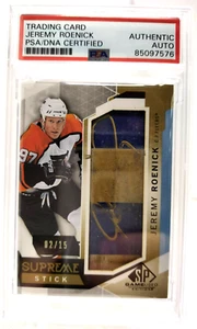 Jeremy Roenick Auto #2/15 Used Stick 2015-16 SP Game-Used PSA DNA Signed SICK 💥 - Bild 1 von 2