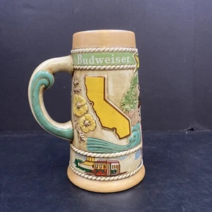 Vintage Rare 1983 Collectible Budweiser San Francisco California Beer Stein Mug  - Bild 1 von 6