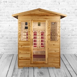 Luxus Infrarotkabine für den Outdoor Bereich - Helsinki Beta - Bild 1 von 12