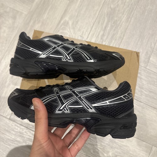 Scarpe da ginnastica Asics gel 1130 nere argento puro?nuovissime✅ UK4 5