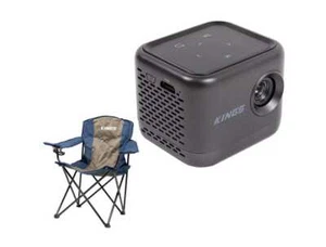 Kings Portable Rechargeable Mini Projector HDMI + Essential Camping Chair - Picture 1 of 11