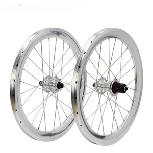 18/20 Inch Folding Bike Wheelset V/Disc Brake Pilar Spokes Wheels 20/24 Holes - Picture 1 of 28