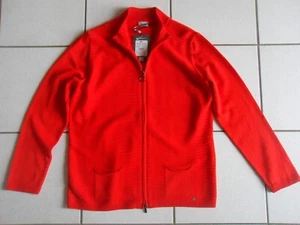 RABE Strickjacke Damen Cardigan Jacke Gr. EU 40 Rot neu mit Etikett Reißverschl. - Bild 1 von 10
