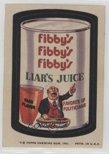 1974 Topps Wacky Packages Series 7 Fibby's 0a3