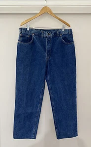 Levi’s Men’s 555 Red Tab Straight Leg Blue Denim Jeans Australian Made Size 102 - Picture 1 of 11