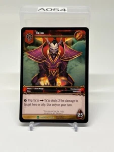 Ta'Zo Oversize Card # 15/16 World of Warcraft TCG 2006 Heroes Azeroth - Picture 1 of 2