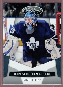 2010-11 Certified #136 Jean-Sebastien Giguere (Maple Leafs)