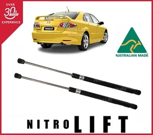 2 x GAS STRUTS suit MAZDA 6 HATCH hatchback LUXURY SPORTS (SPOILER) 2002-2008 - Picture 1 of 1