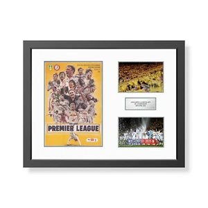 Leeds United v Bristol City 2025 Championship Promotion Programme Framed Display - Picture 1 of 1