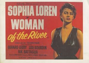 The River Girl Sophia Loren Italy Film Star   A0430 A04  Offset Print Poster