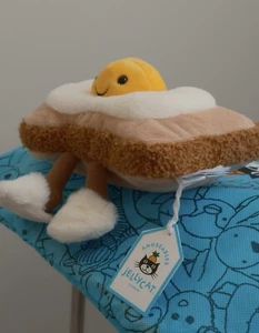 Jellycat Egglantine Egg on Toast NWT Amuseables Food (Plush Only) - Picture 1 of 11