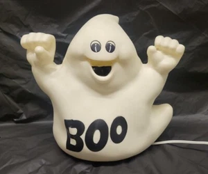 Halloween Blow Mold Ghost Boo Light Up Cool Decoration Spooky Scary Vintage 3803 - Picture 1 of 10