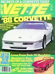 Vette Magazine November 1987 Full Report '88 Corvette, Test '87 Roadster - Picture 1 of 2