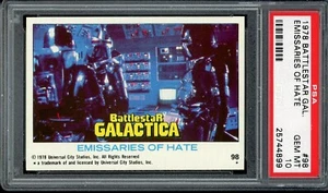 1978 Battlestar Galactica #98 Emissaries Of Hate PSA 10 - Picture 1 of 2