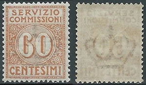 1913 KÖNIGREICH KOMMISSIONSDIENST 60 CENT POSTFRISCH ** - E90 - Bild 1 von 1