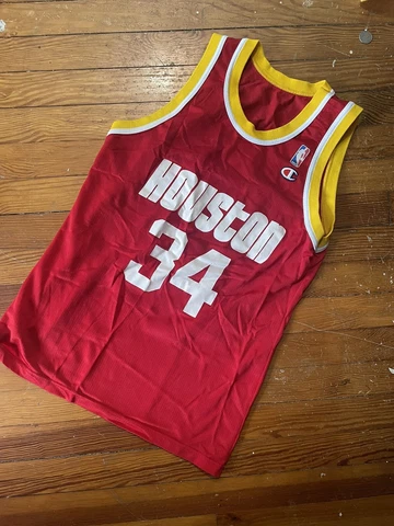 Houston Rockets Hakeem Olajuwon Jersey Sz 36 (SM) Cover