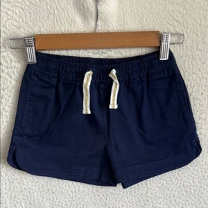 J Crew Girls' fishtail-hem short in chino 7 Navy - Picture 1 of 7