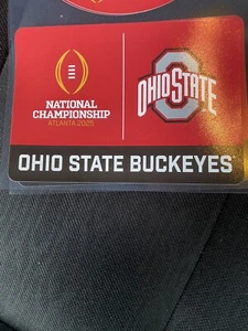 2025 Cfp National Championship Sticker Ohio State 1/20/25 Natty - Picture 1 of 1