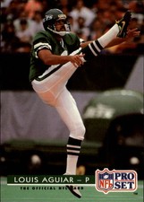 1992 Pro Set Football Card #271 Louie Aguiar RC