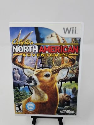 NINTENDO WII CABELA'S NORTH AMERICAN ADVENTURES (2010) CIB TESTED AND WORKING - Image 1 of 4