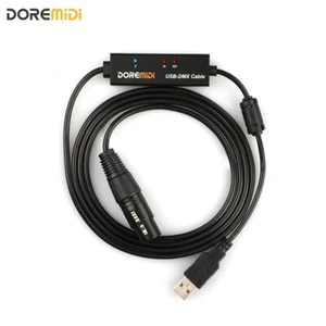 USB To DMX Cable With Indicator Magnetic Ring Shield USB2.0 Full Speed adapter - Picture 1 of 10