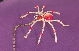 Handmade Custom Colors Beaded Spiders - Picture 1 of 3