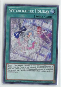 YuGiOh The Infinity Chasers Witchcrafter Holiday Foil Secret Rare #INCH-EN021 - Picture 1 of 2